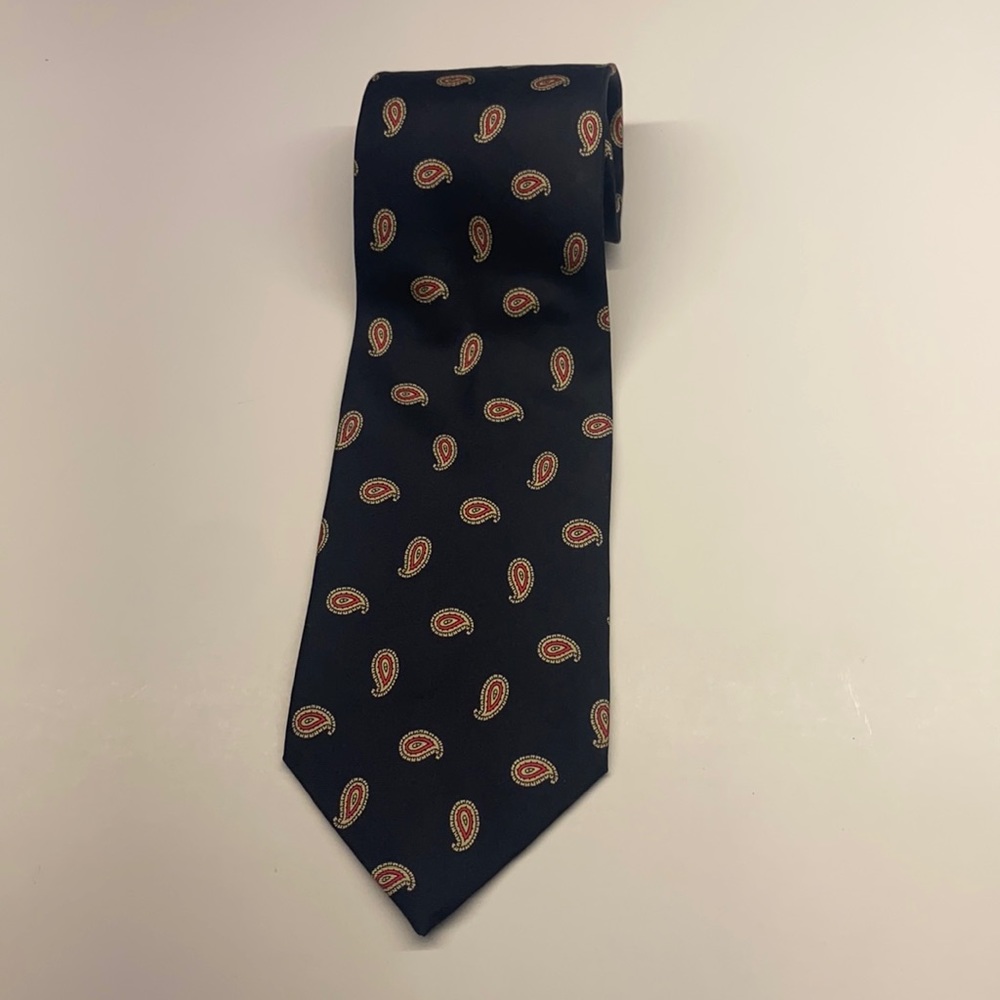 Christian Dior Paisley print tie